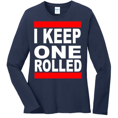 I Keep One Rolled Ladies Long Sleeve Shirt