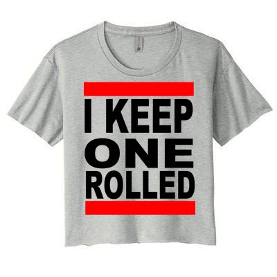 I Keep One Rolled Women's Crop Top Tee