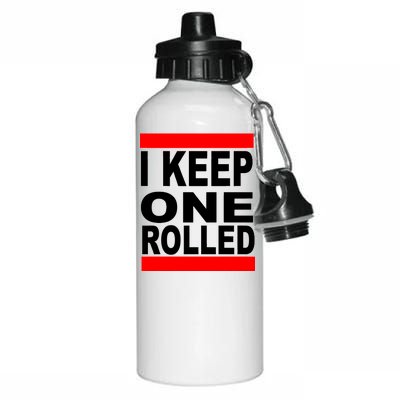 I Keep One Rolled Aluminum Water Bottle