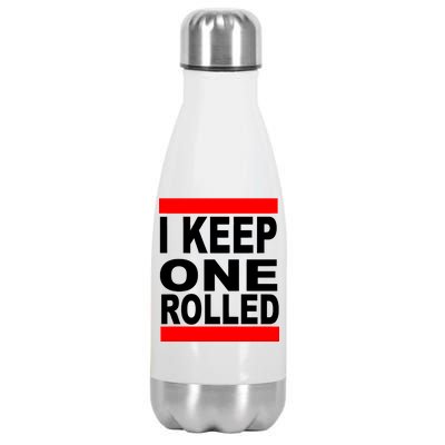 I Keep One Rolled Stainless Steel Insulated Water Bottle