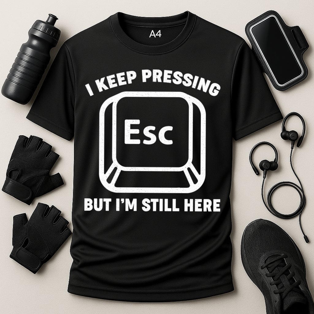 I Keep Pressing ESC But I'm Still Here Performance Shirt