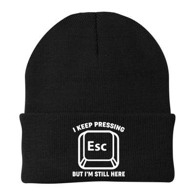 I Keep Pressing ESC But I'm Still Here Beanie