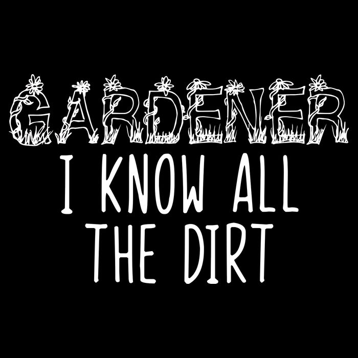 I Know All The Dirt Funny Gardening  Impact Tech Backpack