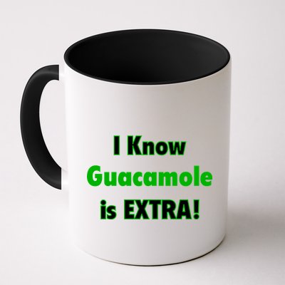 I Know Guacamole Is Extra! Mug