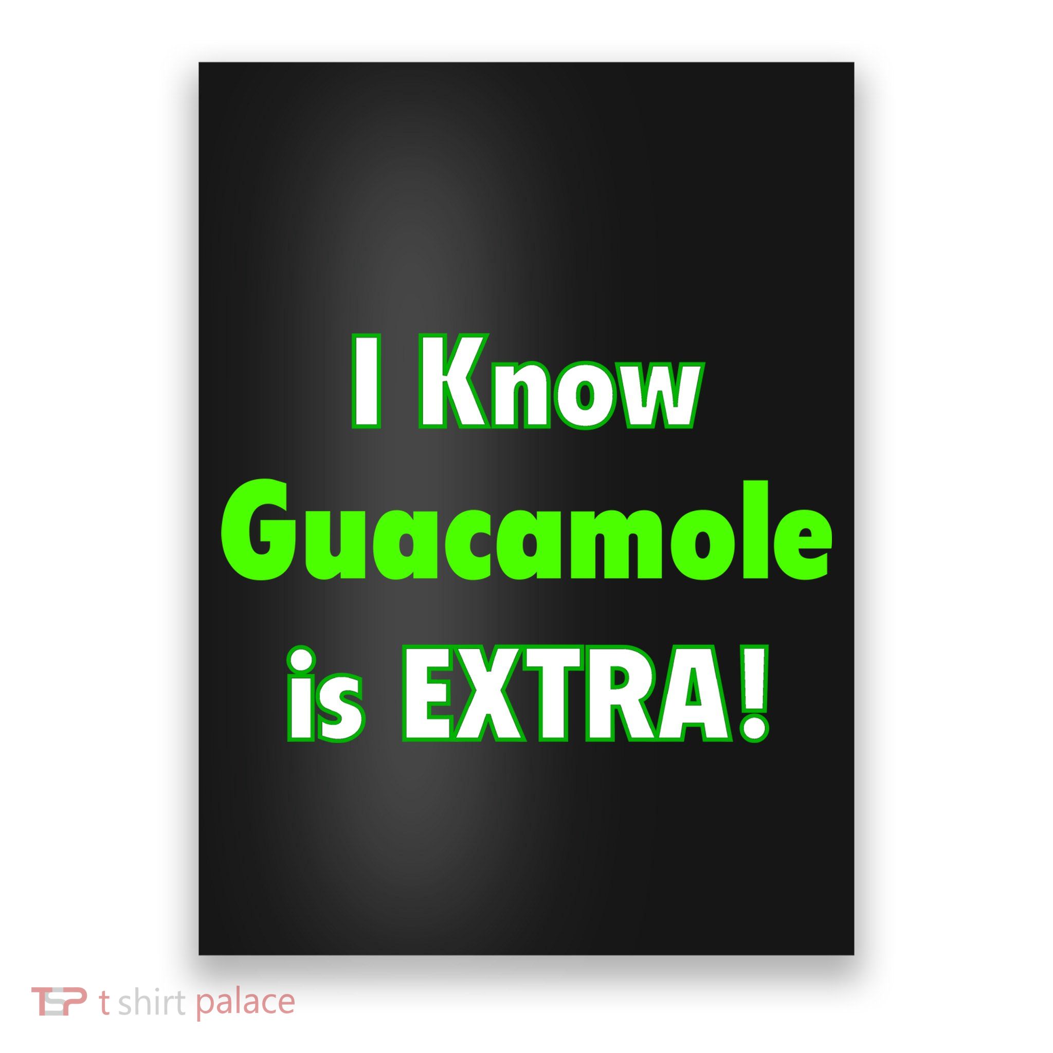 I Know Guacamole Is Extra! Poster