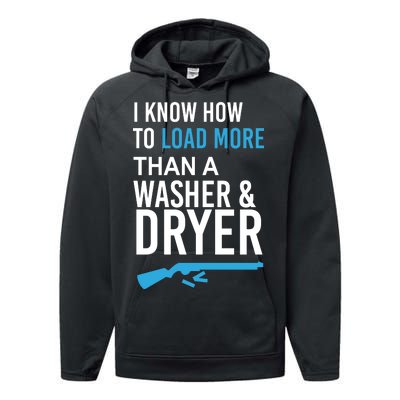 I Know How to Load More Than A Washer and Dryer Performance Fleece Hoodie