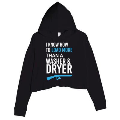 I Know How to Load More Than A Washer and Dryer Crop Fleece Hoodie
