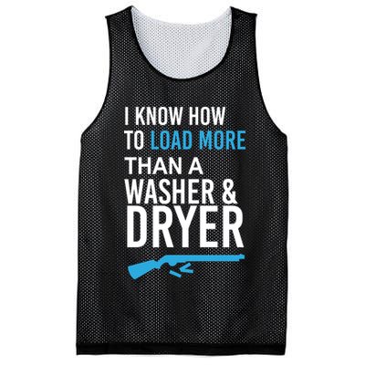 I Know How to Load More Than A Washer and Dryer Mesh Reversible Basketball Jersey Tank