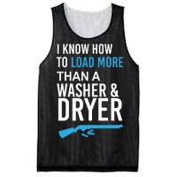 I Know How to Load More Than A Washer and Dryer Mesh Reversible Basketball Jersey Tank