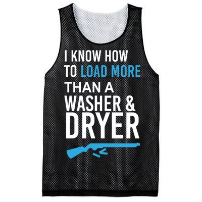 I Know How to Load More Than A Washer and Dryer Mesh Reversible Basketball Jersey Tank