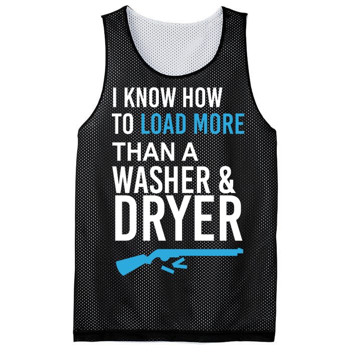 I Know How to Load More Than A Washer and Dryer Mesh Reversible Basketball Jersey Tank