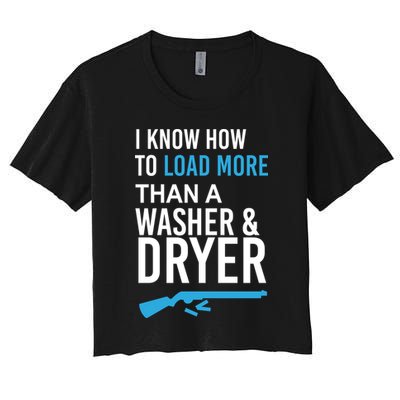 I Know How to Load More Than A Washer and Dryer Crop Top