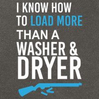 I Know How to Load More Than A Washer and Dryer Cotton Canvas Backpack