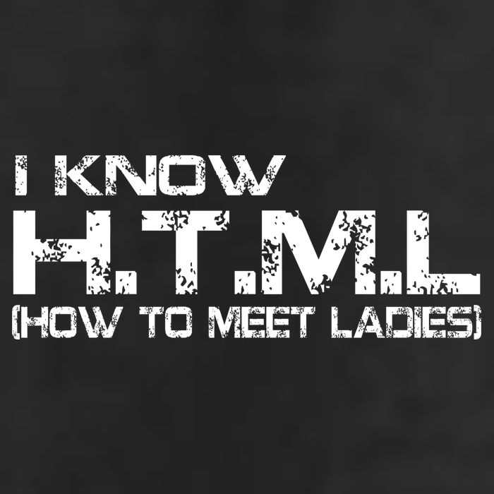 I know HTML How To Meet Ladies Premium Pullover Hoodie