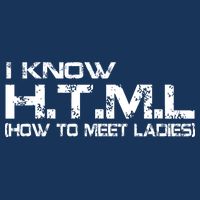I know HTML How To Meet Ladies 7-Panel Snapback Hat