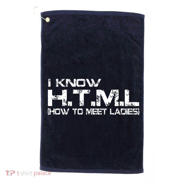 I know HTML How To Meet Ladies Golf Towel