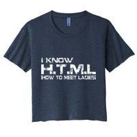 I know HTML How To Meet Ladies Crop Top
