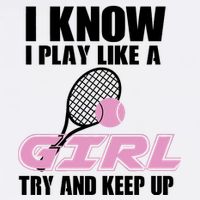 I Know I Play Like A Girl Try To Keep Up Garment-Dyed Sweatshirt