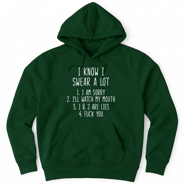 I Know I Swear A Lot Hoodie