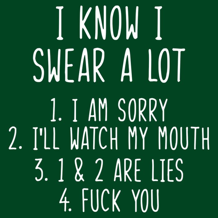 I Know I Swear A Lot Hoodie