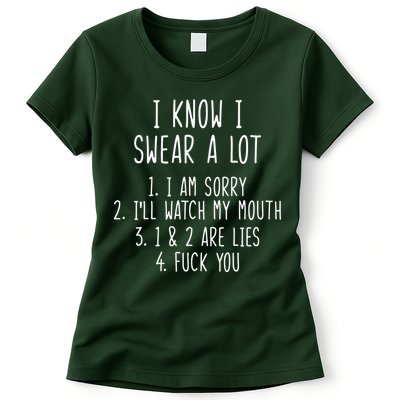 I Know I Swear A Lot Womens T-Shirt