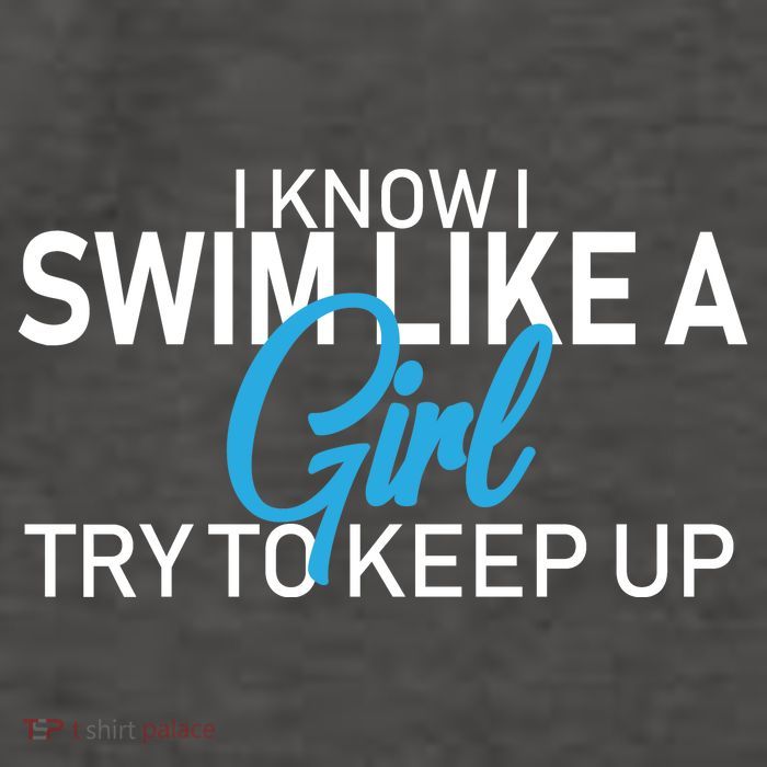 I Know I Swim Like A Girl Try To Keep Up Vector Backpack