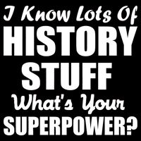 I Know Lots Of History What's Your Superpower Women's Perfect Tri Rocker Tank