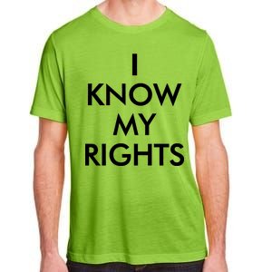 I Know My Rights Protest Adult ChromaSoft Performance T-Shirt