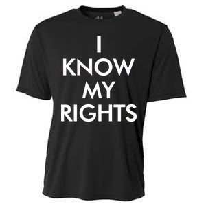 I Know My Rights Protest Cooling Performance Crew T-Shirt