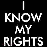 I Know My Rights Protest Flat Bill Trucker Hat