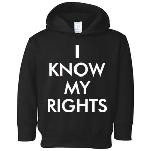 I Know My Rights Protest Toddler Hoodie