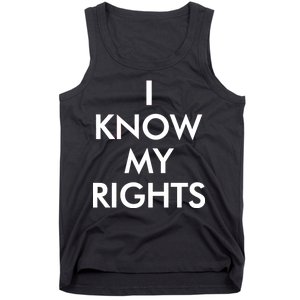 I Know My Rights Protest Tank Top