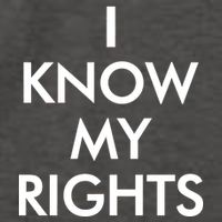 I Know My Rights Protest Vector Backpack