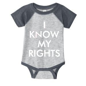 I Know My Rights Protest Infant Baby Jersey Bodysuit