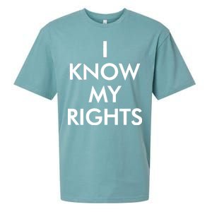 I Know My Rights Protest Sueded Cloud Jersey T-Shirt