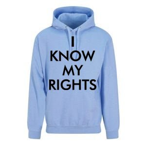 I Know My Rights Protest Unisex Surf Hoodie