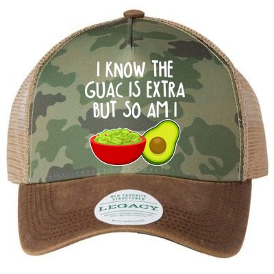 I Know the Guac is Extra But So Am I Legacy Tie Dye Trucker Hat