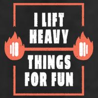 I Lift Heavy Things For Fun Adult Drive Performance Visor