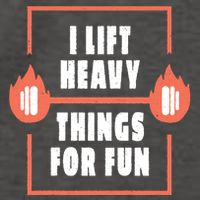 I Lift Heavy Things For Fun Vector Backpack