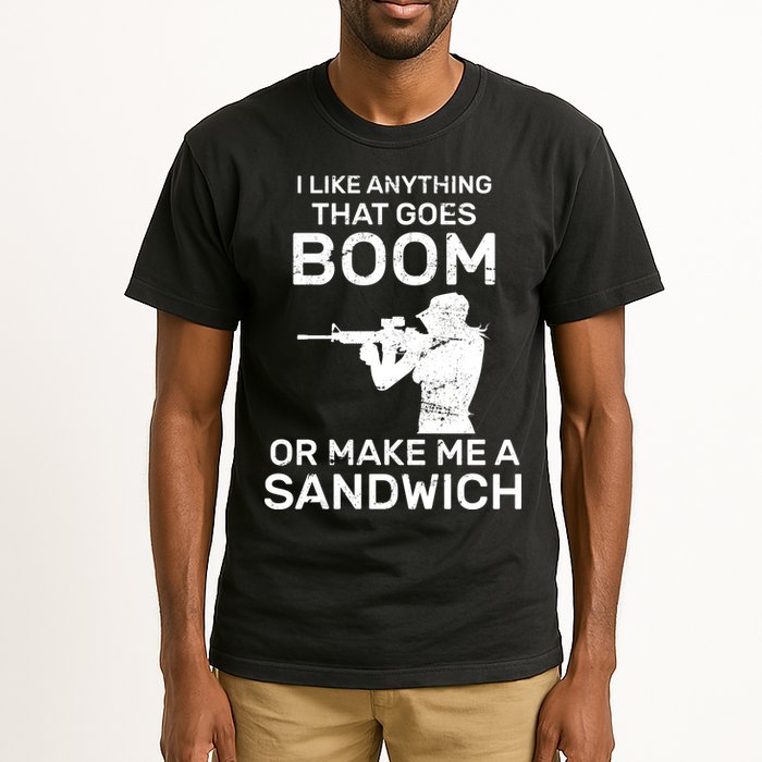 I Like Anything That Goes Boom Tall T-Shirt