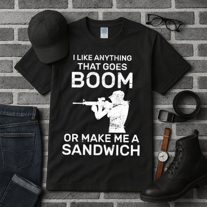 I Like Anything That Goes Boom Tall T-Shirt
