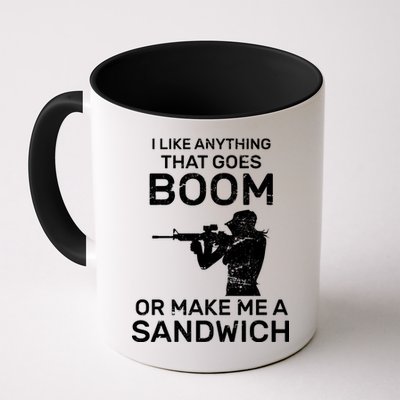 I Like Anything That Goes Boom Mug