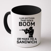 I Like Anything That Goes Boom Mug