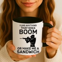 I Like Anything That Goes Boom Mug