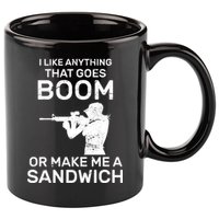 I Like Anything That Goes Boom 11oz C Handle Ceramic Mug