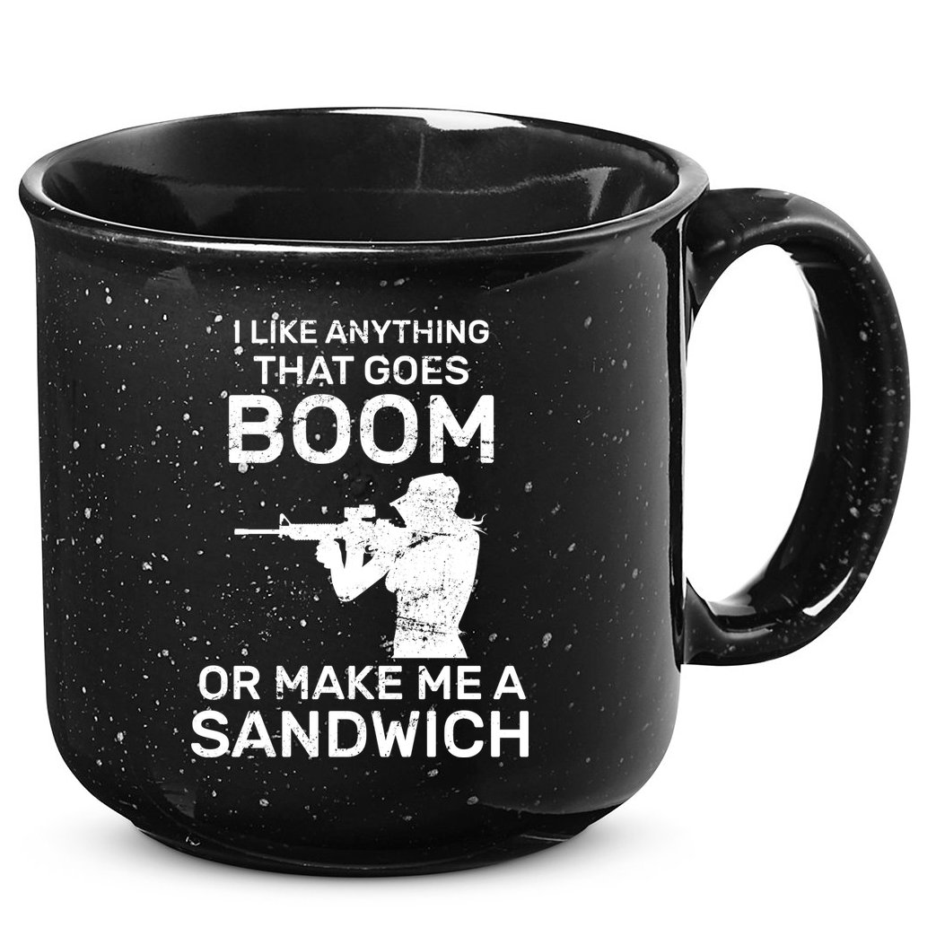I Like Anything That Goes Boom 15oz Campfire Ceramic Mug