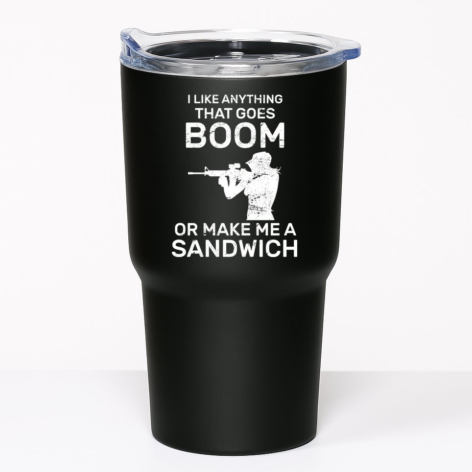 I Like Anything That Goes Boom Tumbler