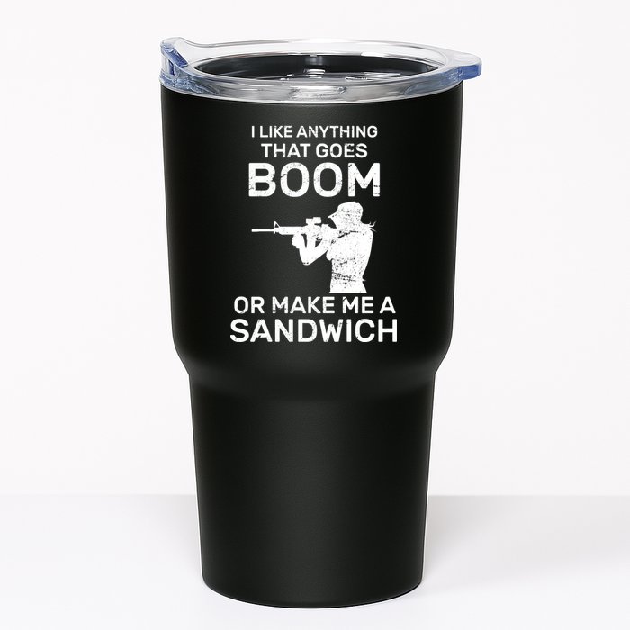 I Like Anything That Goes Boom Tumbler