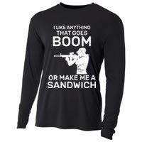 I Like Anything That Goes Boom Cooling Performance Long Sleeve Crew