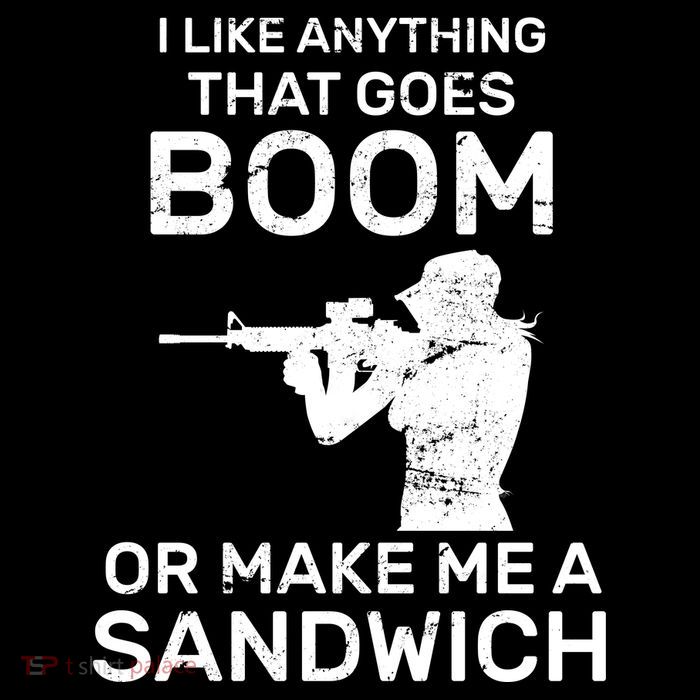 I Like Anything That Goes Boom Cooling Performance Long Sleeve Crew